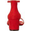 image:imageAmazon Essentials Womens Two Strap Ankle Strap Block Heel SandalBright Poppy Red