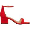 image:imageAmazon Essentials Womens Two Strap Ankle Strap Block Heel SandalBright Poppy Red