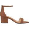 image:imageAmazon Essentials Womens Two Strap Ankle Strap Block Heel SandalBrown