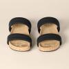 image:imageAmazon Essentials Womens Two Strap Slide Cork SandalsBlack