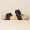 image:imageAmazon Essentials Womens Two Strap Slide Cork SandalsBlack