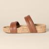 image:imageAmazon Essentials Womens Two Strap Slide Cork SandalsTan