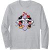 image:imageAmazon Essentials Mickey and Minnie Smiling in Love Valentines Day Long Sleeve TShirtHeather Grey