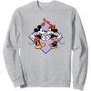 image:imageAmazon Essentials Mickey and Minnie Smiling in Love Valentines Day SweatshirtHeather Grey