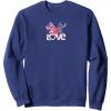 image:imageAmazon Essentials Stitch and Angel Love Valentines Day SweatshirtNavy Blue