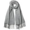 image:imageAmazon Essentials Unisex Adults Oversized Woven Scarf with FringeGrey Heather