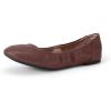 image:imageAmazon Essentials Womens Belice Comfortable SlipOn Ballet Flats ShoesDeep Brown
