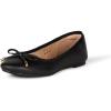 image:imageAmazon Essentials Womens Comfortable Round Toe Ballet Flats with BowBlack