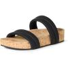 image:imageAmazon Essentials Womens Two Strap Slide Cork SandalsBlack