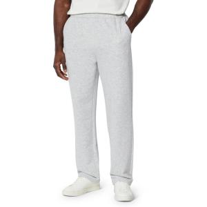 image:imageAmazon Essentials Mens Regular Fit French Terry Open Bottom SweatpantLight Grey Heather