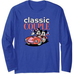 image:imageAmazon Essentials Mickey and Minnie Valentines Day Classic Couple Long Sleeve TShirtRoyal Blue