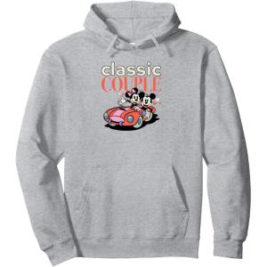 image:imageAmazon Essentials Mickey and Minnie Valentines Day Classic Couple Pullover HoodieHeather Grey