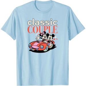 image:imageAmazon Essentials Mickey and Minnie Valentines Day Classic Couple TShirtBaby Blue