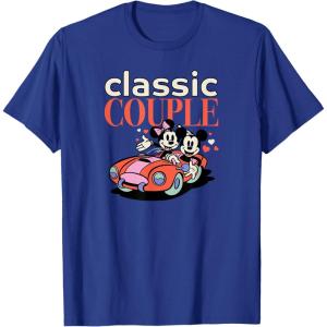 image:imageAmazon Essentials Mickey and Minnie Valentines Day Classic Couple TShirtRoyal Blue