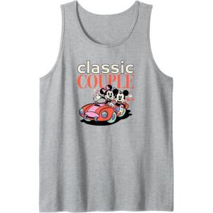 image:imageAmazon Essentials Mickey and Minnie Valentines Day Classic Couple Tank TopHeather Grey
