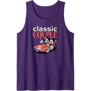 image:imageAmazon Essentials Mickey and Minnie Valentines Day Classic Couple Tank TopPurple
