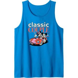 image:imageAmazon Essentials Mickey and Minnie Valentines Day Classic Couple Tank TopSapphire Blue
