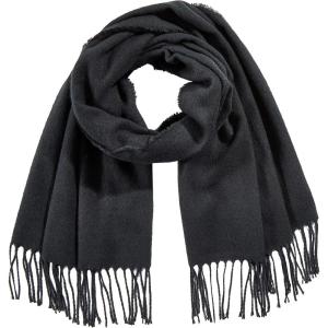 image:imageAmazon Essentials Unisex Adults Oversized Woven Scarf with FringeBlack