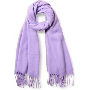 image:imageAmazon Essentials Unisex Adults Oversized Woven Scarf with FringeLavender