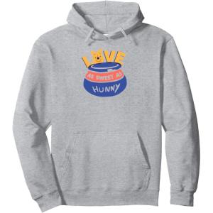 image:imageAmazon Essentials Winnie the Pooh Love As Sweet As Hunny Valentines Day Pullover HoodieHeather Grey