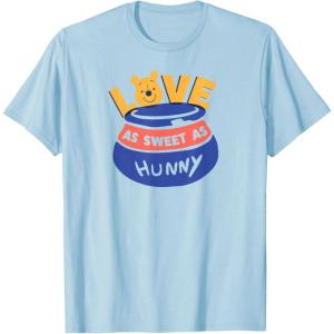 image:imageAmazon Essentials Winnie the Pooh Love As Sweet As Hunny Valentines Day TShirtBaby Blue