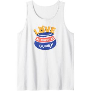 image:imageAmazon Essentials Winnie the Pooh Love As Sweet As Hunny Valentines Day Tank TopWhite