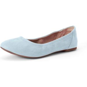 image:imageAmazon Essentials Womens Belice Comfortable SlipOn Ballet Flats ShoesLight Blue