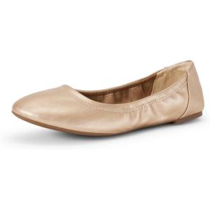 image:imageAmazon Essentials Womens Belice Comfortable SlipOn Ballet Flats ShoesRose Gold