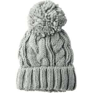 image:imageAmazon Essentials Womens Chunky Cable Beanie with Yarn PomLight Gray Marl