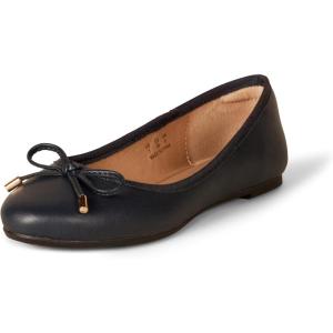image:imageAmazon Essentials Womens Comfortable Round Toe Ballet Flats with BowNavy