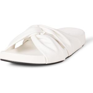 image:imageAmazon Essentials Womens Twist Slide Sandal Slip On SummerWhite