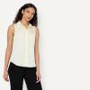 image:imageAmazon Essentials Womens RegularFit Sleeveless ButtonDown BlouseEggshell White