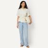 image:imageAmazon Essentials Womens RelaxedFit Linen Blend Wide Sleeve Shirt with Adjustable Waist BlackLight Beige