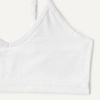 image:imageAmazon Essentials Girls Cotton Jersey Vneck Training Bralettes Pack of 2Black  White