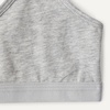 image:imageAmazon Essentials Girls Cotton Jersey Vneck Training Bralettes Pack of 2Pale Pink  Grey Marl