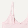 image:imageAmazon Essentials Girls Cotton Jersey Vneck Training Bralettes Pack of 2Pale Pink  Grey Marl