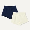image:imageAmazon Essentials Girls and Toddlers French Terry SweatShortsOatmeal HeatherNavy