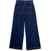 image:imageAmazon Essentials Girls and Toddlers Wide Leg Jeans with Elastic WaistDark Indigo