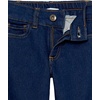 image:imageAmazon Essentials Girls and Toddlers Wide Leg Jeans with Elastic WaistDark Indigo