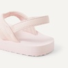 image:imageAmazon Essentials Unisex Toddlers Flip Flop Sandals with Backstrap for Boys and GirlsPale Pink