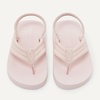 image:imageAmazon Essentials Unisex Toddlers Flip Flop Sandals with Backstrap for Boys and GirlsPale Pink
