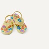 image:imageAmazon Essentials Unisex Toddlers Flip Flop Sandals with Backstrap for Boys and GirlsYellow Flower