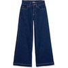 image:imageAmazon Essentials Girls and Toddlers Wide Leg Jeans with Elastic WaistDark Indigo