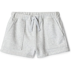image:imageAmazon Essentials Girls French Terry Patch Pocket ShortsLight Grey Heather