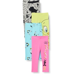 image:imageAmazon Essentials Girls and Toddlers Cotton Stretch LeggingsTweety and Friends