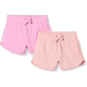 image:imageAmazon Essentials Girls and Toddlers French Terry SweatShortsLight PinkPink