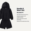 image:imageAmazon Essentials Boys and Toddlers 2 Piece Hoodie and Shorts SetBlack