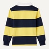 image:imageAmazon Essentials Boys and Toddlers Long Sleeve Rugby Polo ShirtNavy Yellow Rugby Stripe