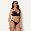 image:imageAmazon Essentials Womens Cotton Jersey Tanga Underwear Pack of 6Black