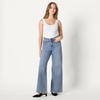 image:imageAmazon Essentials Womens HighRise Wide Leg Crop JeansAuthentic Medium Wash